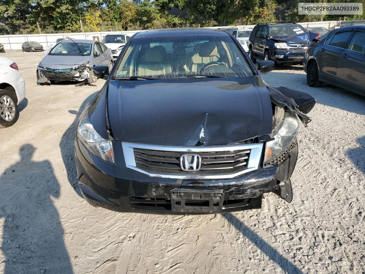 2010 Honda Accord Exl VIN: 1HGCP2F82AA093389 Lot: 71400684