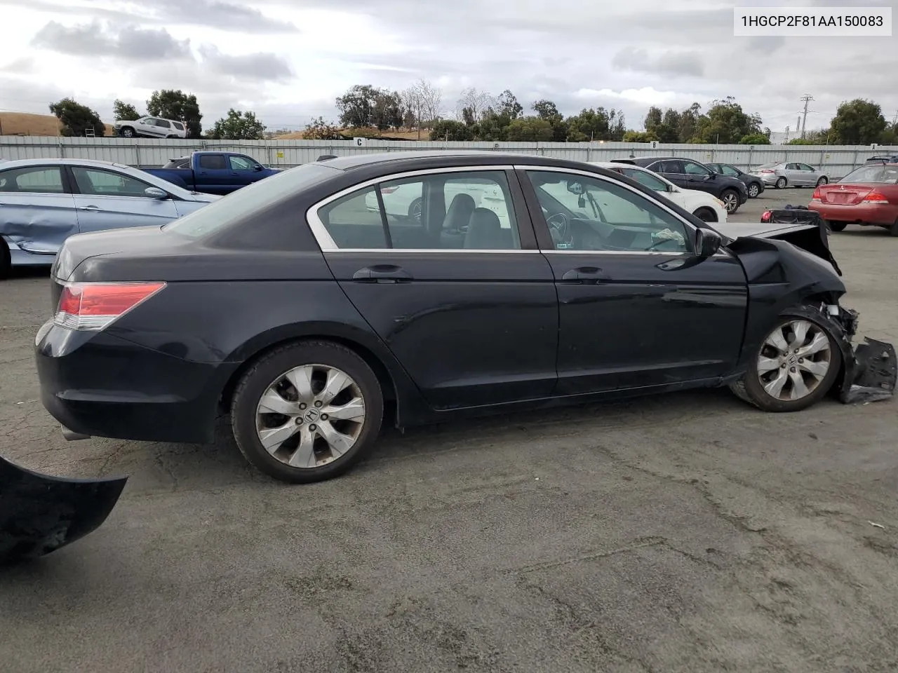 2010 Honda Accord Exl VIN: 1HGCP2F81AA150083 Lot: 71491164