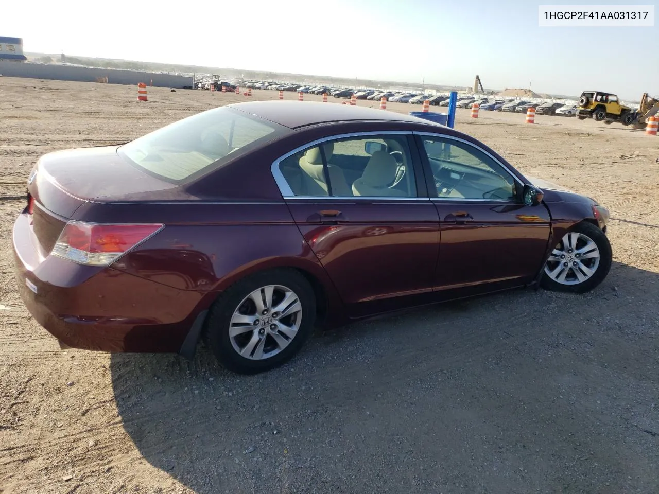 2010 Honda Accord Lxp VIN: 1HGCP2F41AA031317 Lot: 72073704