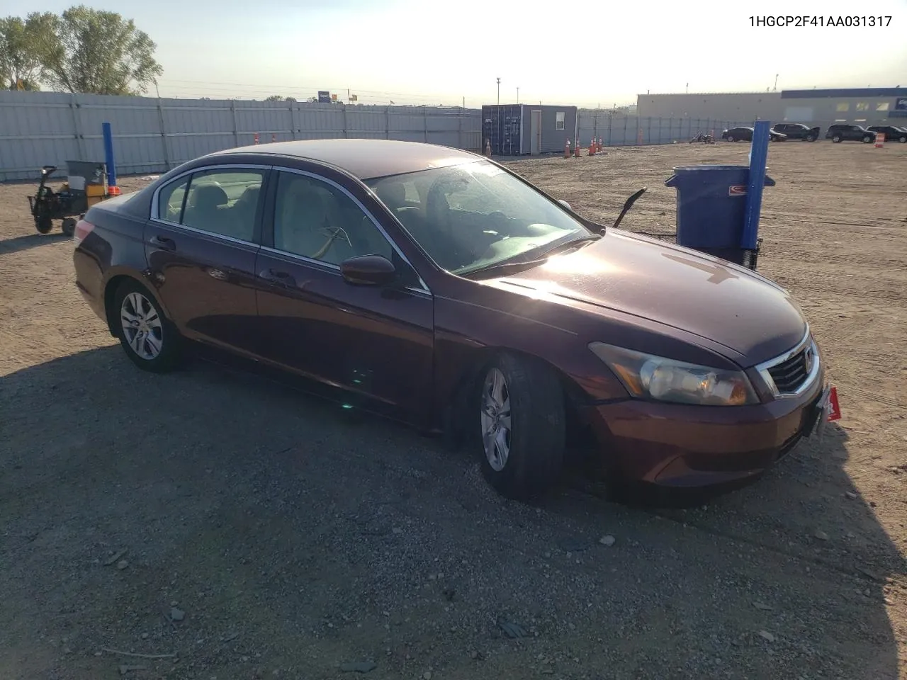 2010 Honda Accord Lxp VIN: 1HGCP2F41AA031317 Lot: 72073704