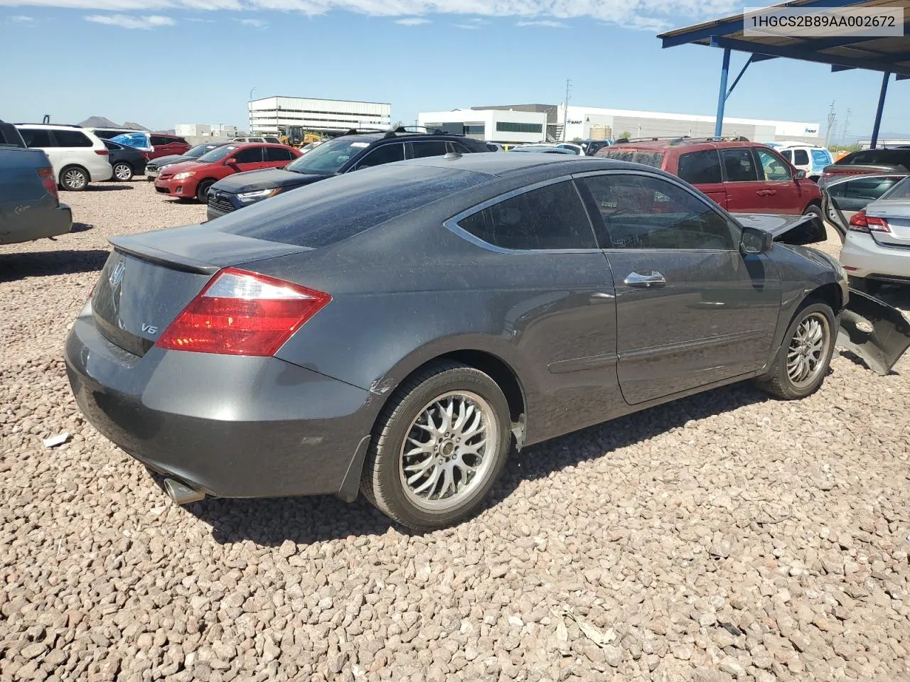 2010 Honda Accord Exl VIN: 1HGCS2B89AA002672 Lot: 72280334