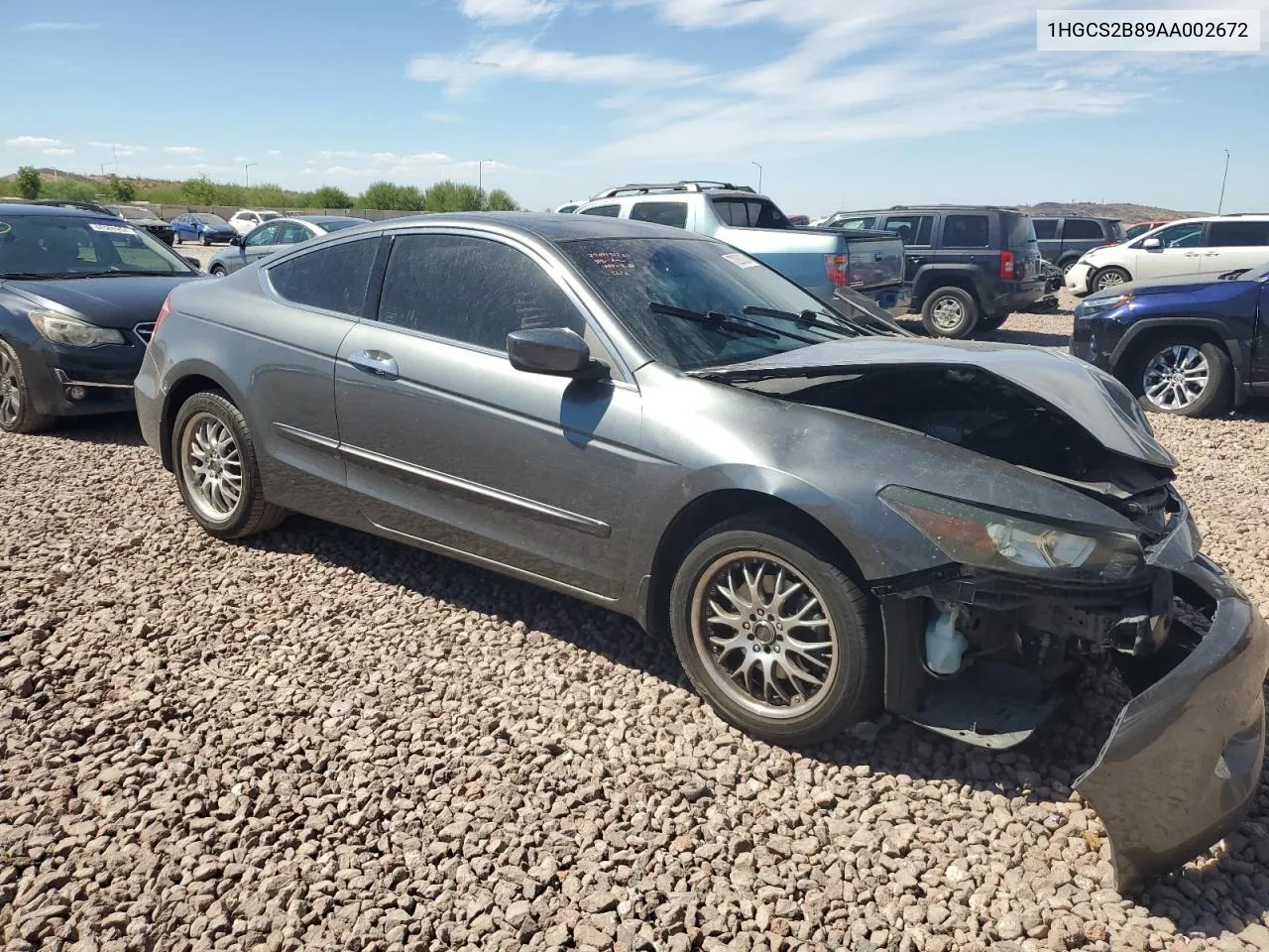 2010 Honda Accord Exl VIN: 1HGCS2B89AA002672 Lot: 72280334