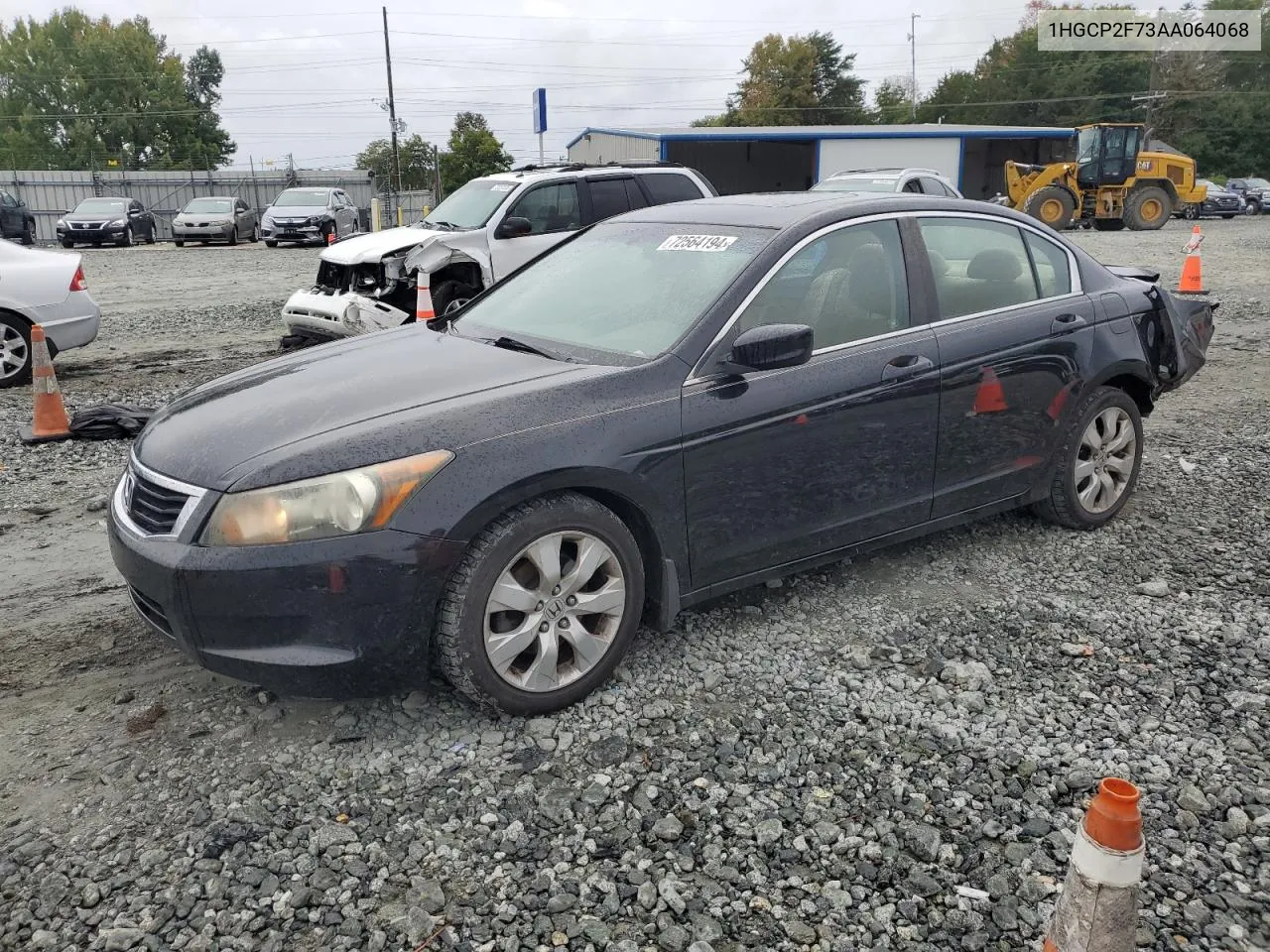 2010 Honda Accord Ex VIN: 1HGCP2F73AA064068 Lot: 72564194