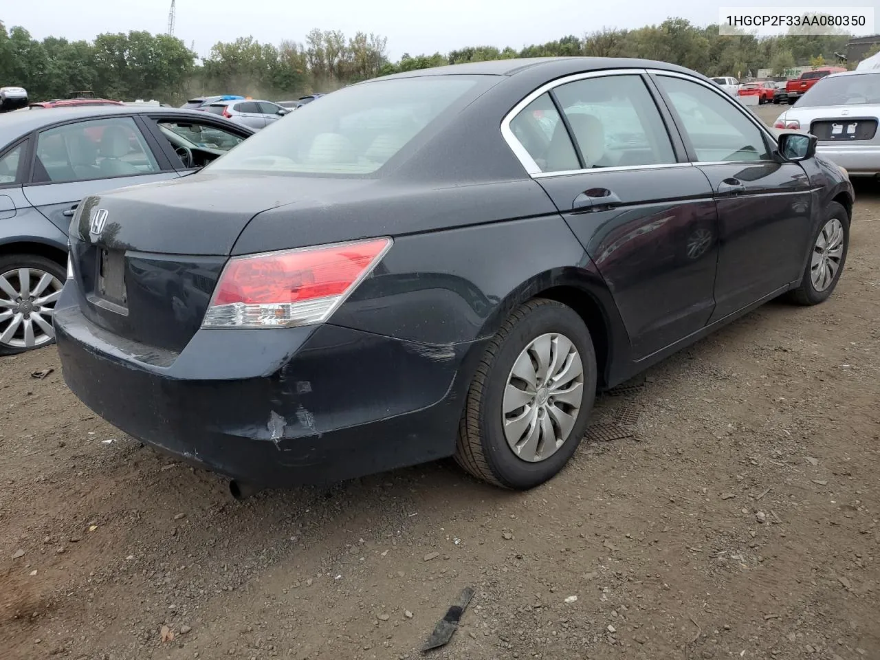 2010 Honda Accord Lx VIN: 1HGCP2F33AA080350 Lot: 72612364