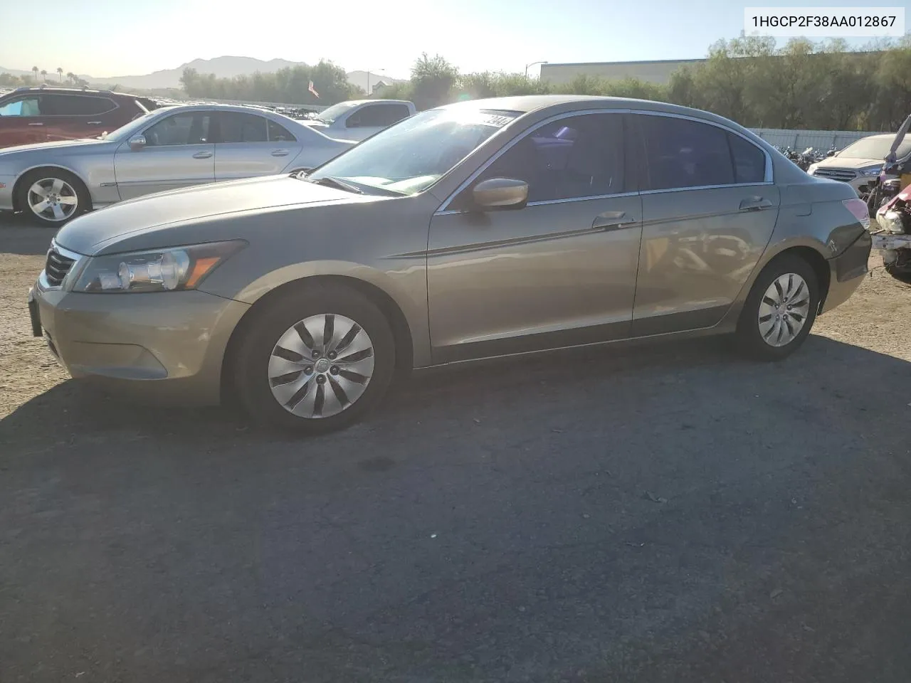 2010 Honda Accord Lx VIN: 1HGCP2F38AA012867 Lot: 72952244