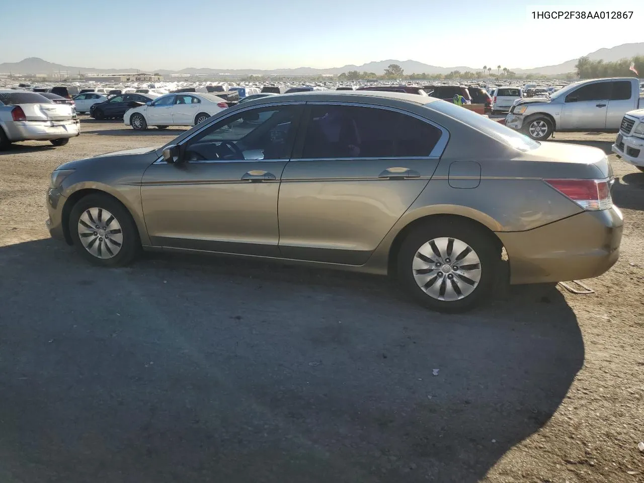 2010 Honda Accord Lx VIN: 1HGCP2F38AA012867 Lot: 72952244