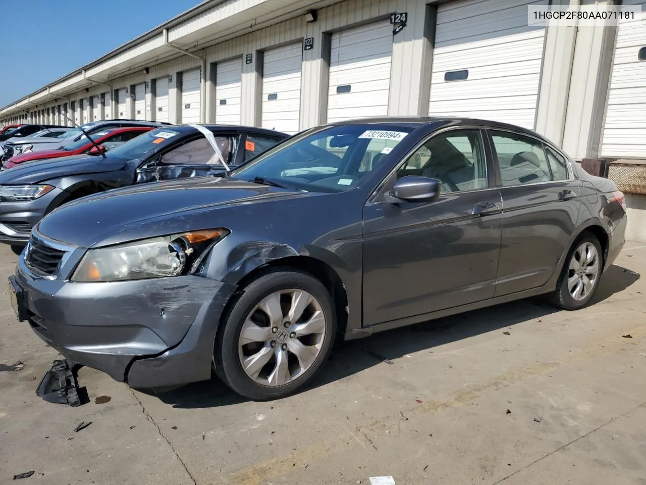 2010 Honda Accord Exl VIN: 1HGCP2F80AA071181 Lot: 73210994