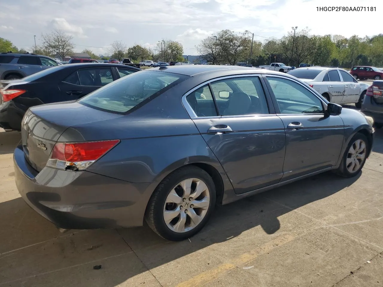 2010 Honda Accord Exl VIN: 1HGCP2F80AA071181 Lot: 73210994