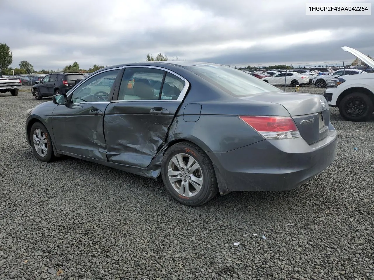 2010 Honda Accord Lxp VIN: 1HGCP2F43AA042254 Lot: 73394264