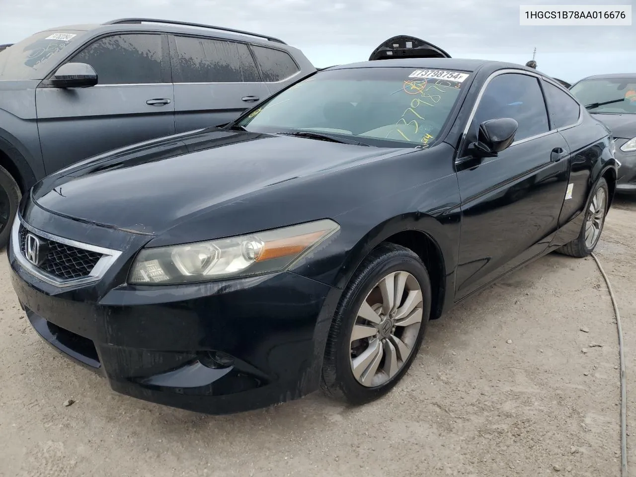 2010 Honda Accord Ex VIN: 1HGCS1B78AA016676 Lot: 73798754