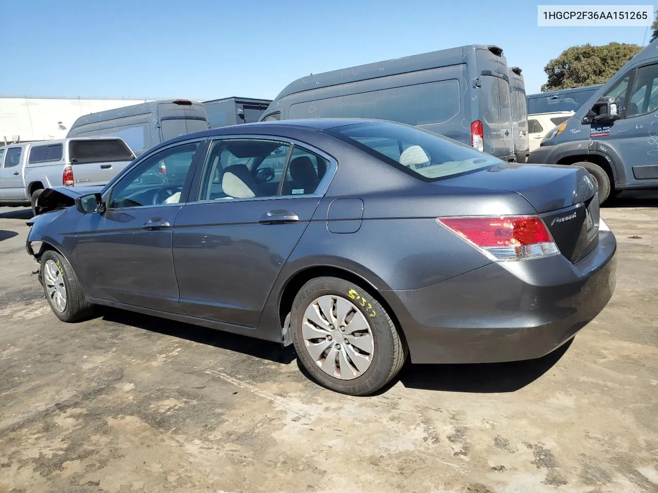 2010 Honda Accord Lx VIN: 1HGCP2F36AA151265 Lot: 73883024