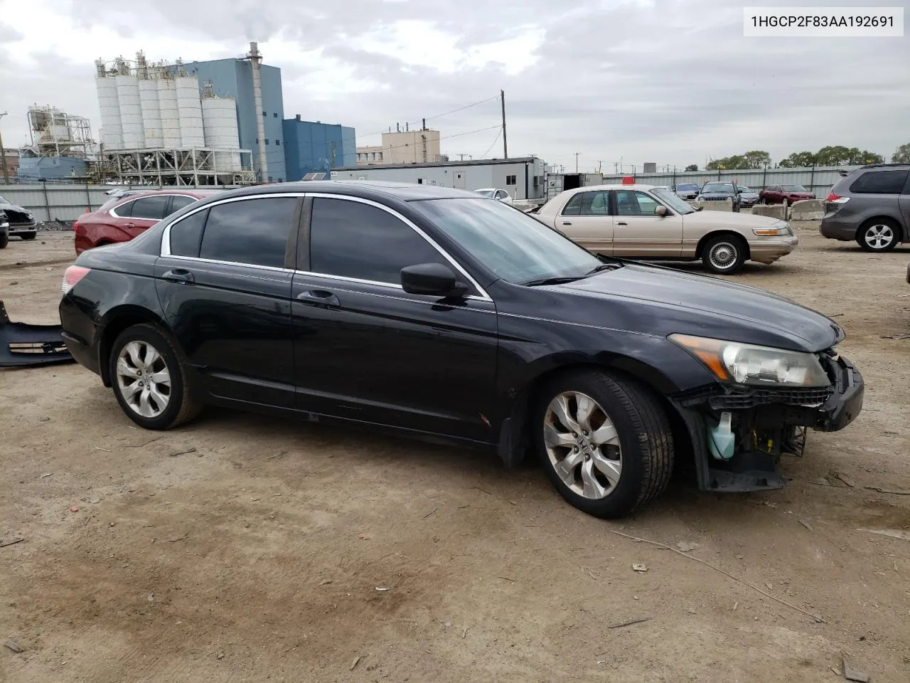 2010 Honda Accord Exl VIN: 1HGCP2F83AA192691 Lot: 73970264