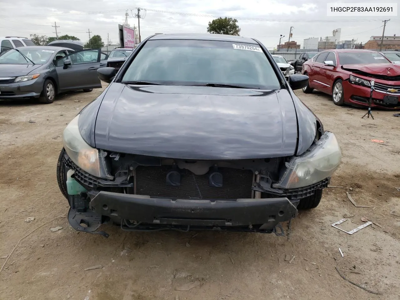 1HGCP2F83AA192691 2010 Honda Accord Exl