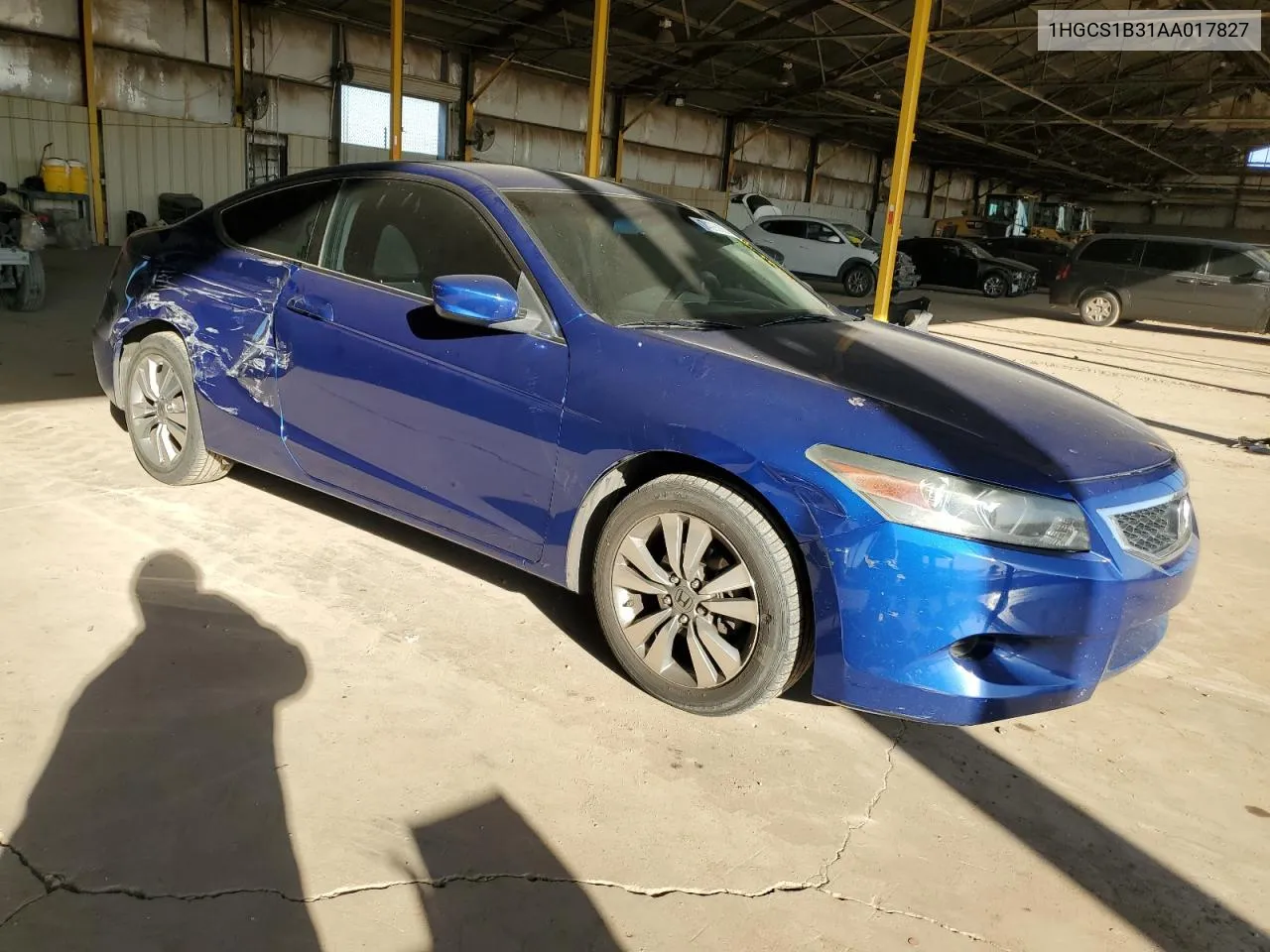 2010 Honda Accord Lx VIN: 1HGCS1B31AA017827 Lot: 74086854