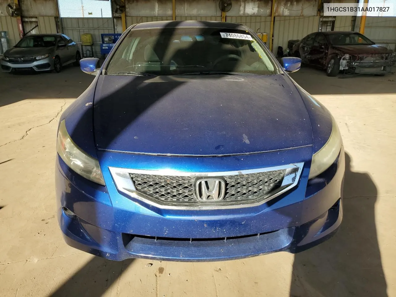 2010 Honda Accord Lx VIN: 1HGCS1B31AA017827 Lot: 74086854