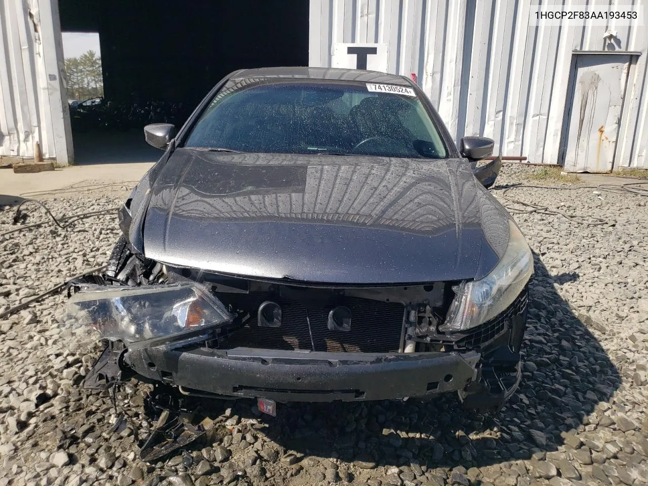 2010 Honda Accord Exl VIN: 1HGCP2F83AA193453 Lot: 74130524