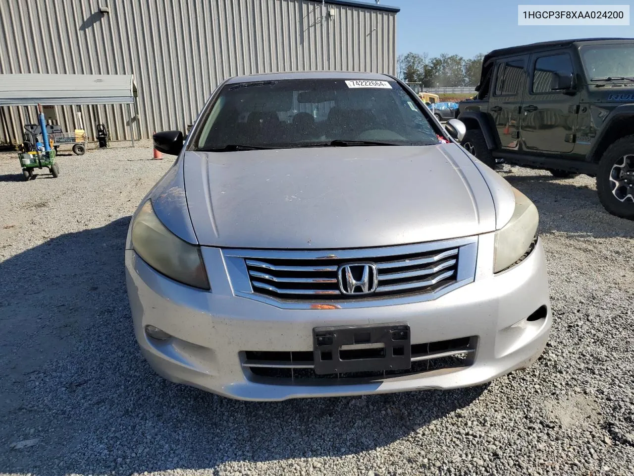 2010 Honda Accord Exl VIN: 1HGCP3F8XAA024200 Lot: 74222664