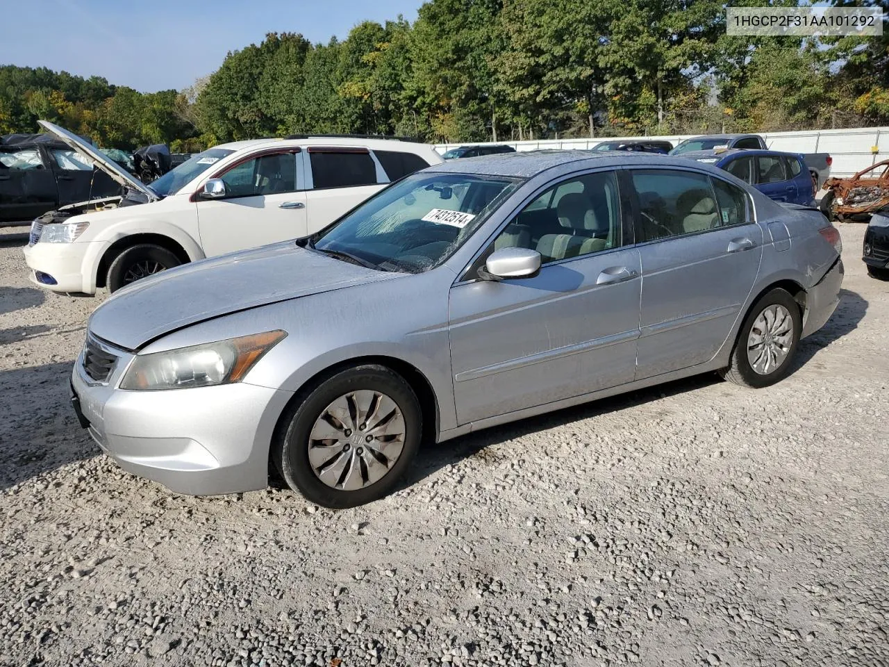 2010 Honda Accord Lx VIN: 1HGCP2F31AA101292 Lot: 74312514