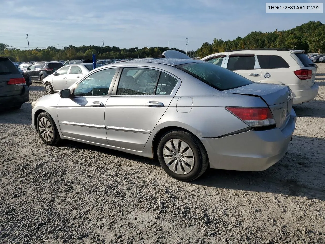 2010 Honda Accord Lx VIN: 1HGCP2F31AA101292 Lot: 74312514