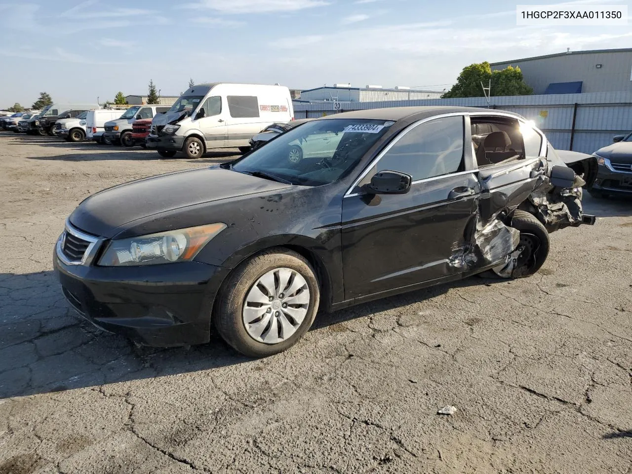 2010 Honda Accord Lx VIN: 1HGCP2F3XAA011350 Lot: 74333904