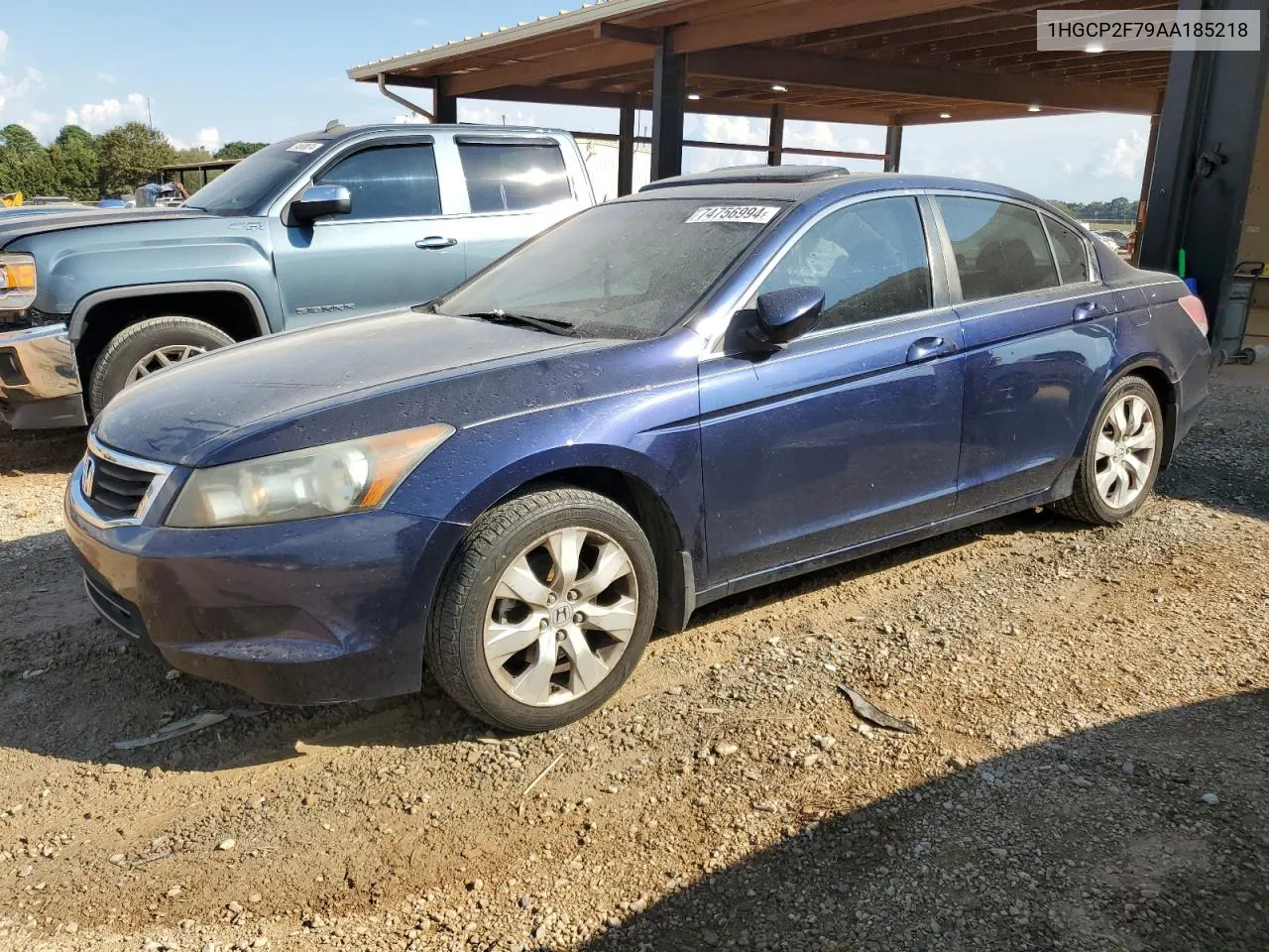 2010 Honda Accord Ex VIN: 1HGCP2F79AA185218 Lot: 74756994