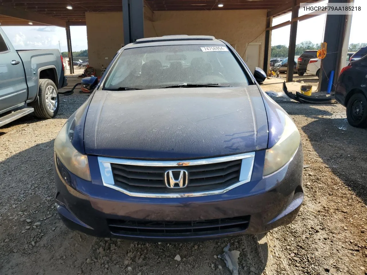 2010 Honda Accord Ex VIN: 1HGCP2F79AA185218 Lot: 74756994