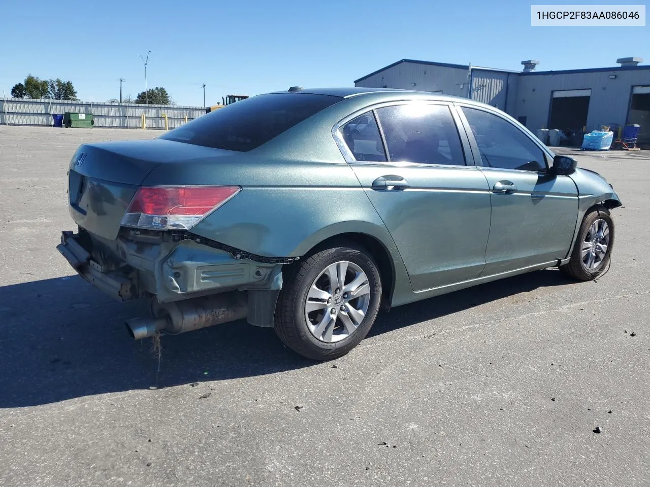 2010 Honda Accord Exl VIN: 1HGCP2F83AA086046 Lot: 75066054