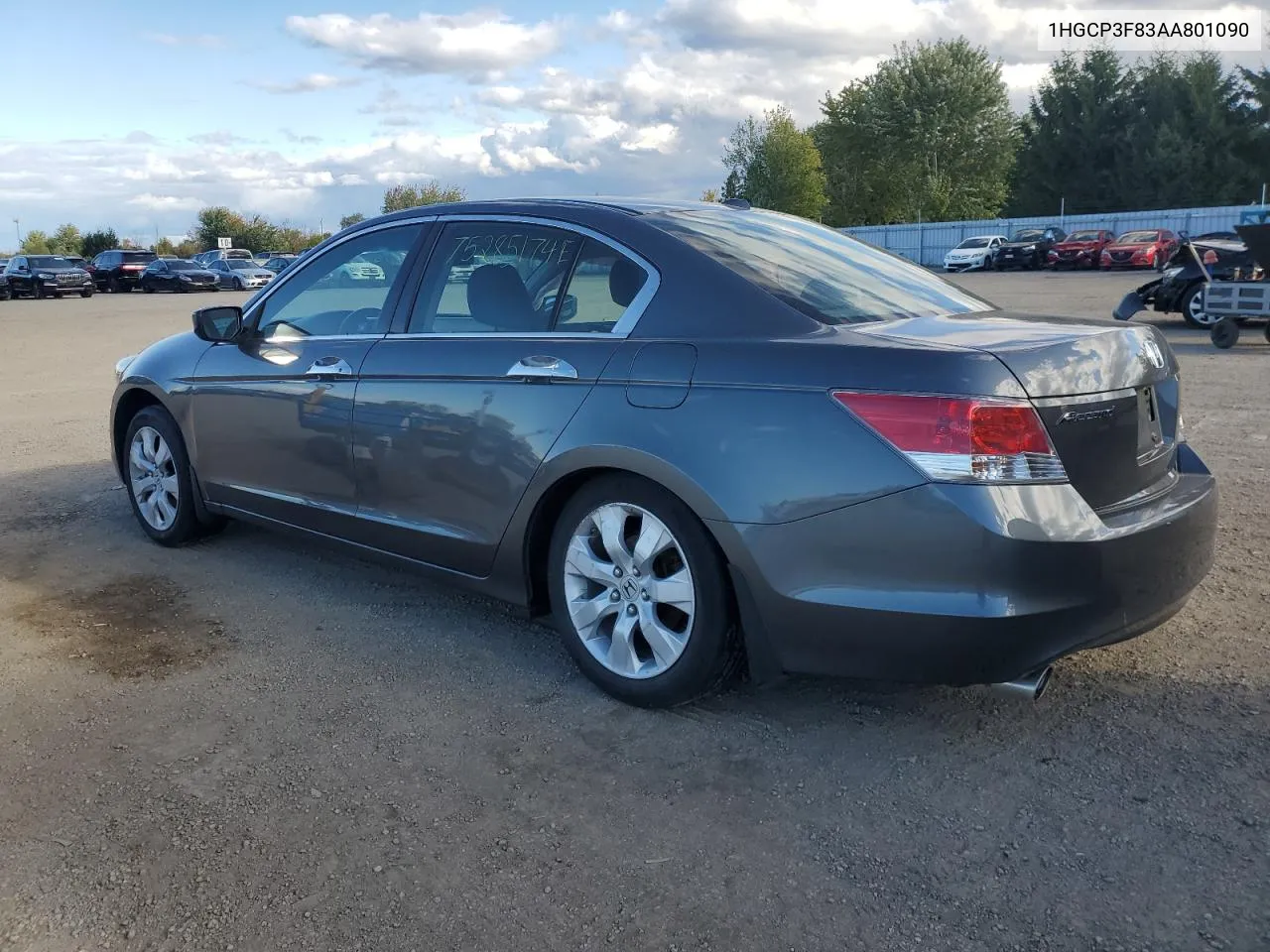 2010 Honda Accord Exl VIN: 1HGCP3F83AA801090 Lot: 75285174