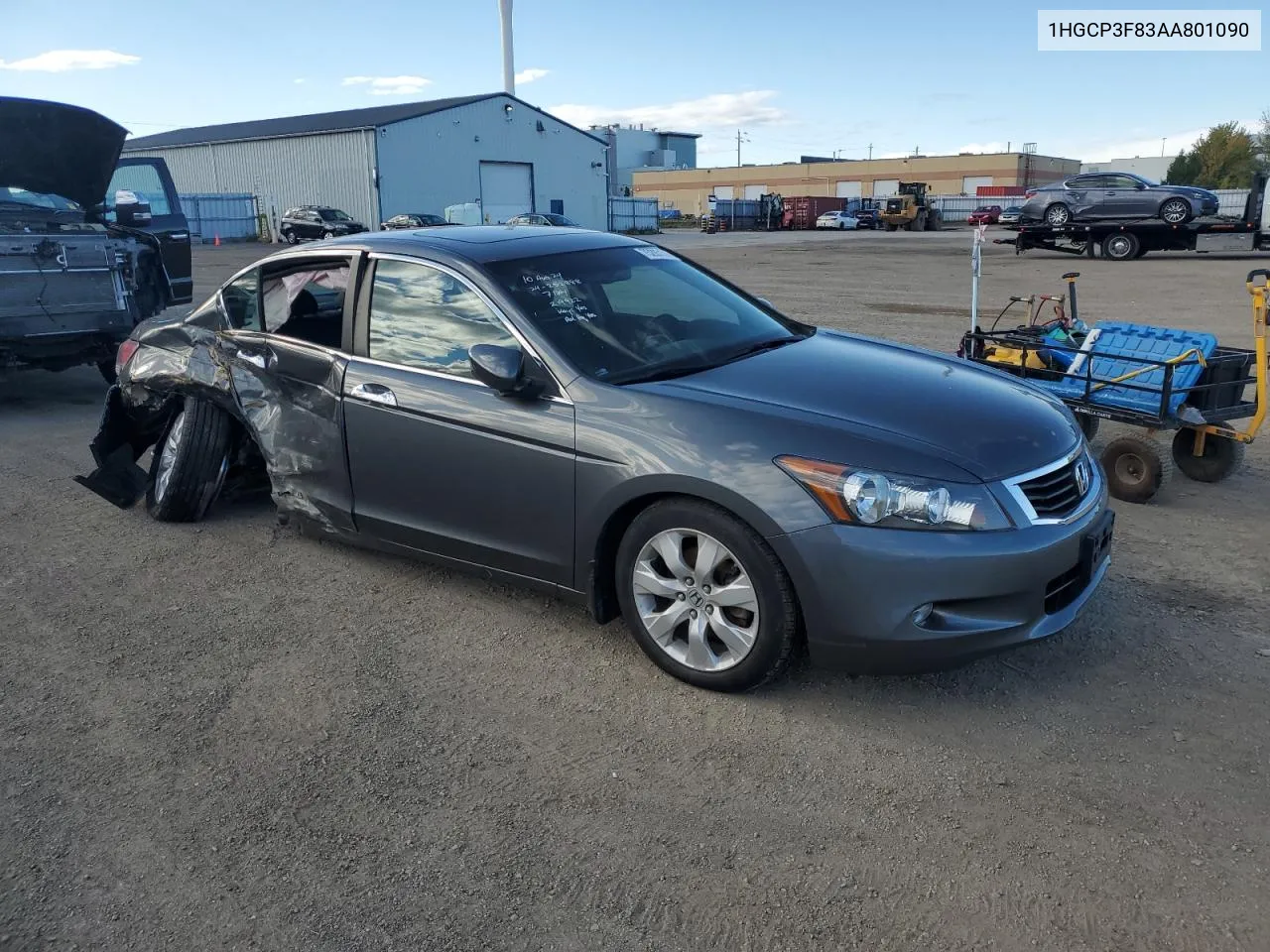 2010 Honda Accord Exl VIN: 1HGCP3F83AA801090 Lot: 75285174