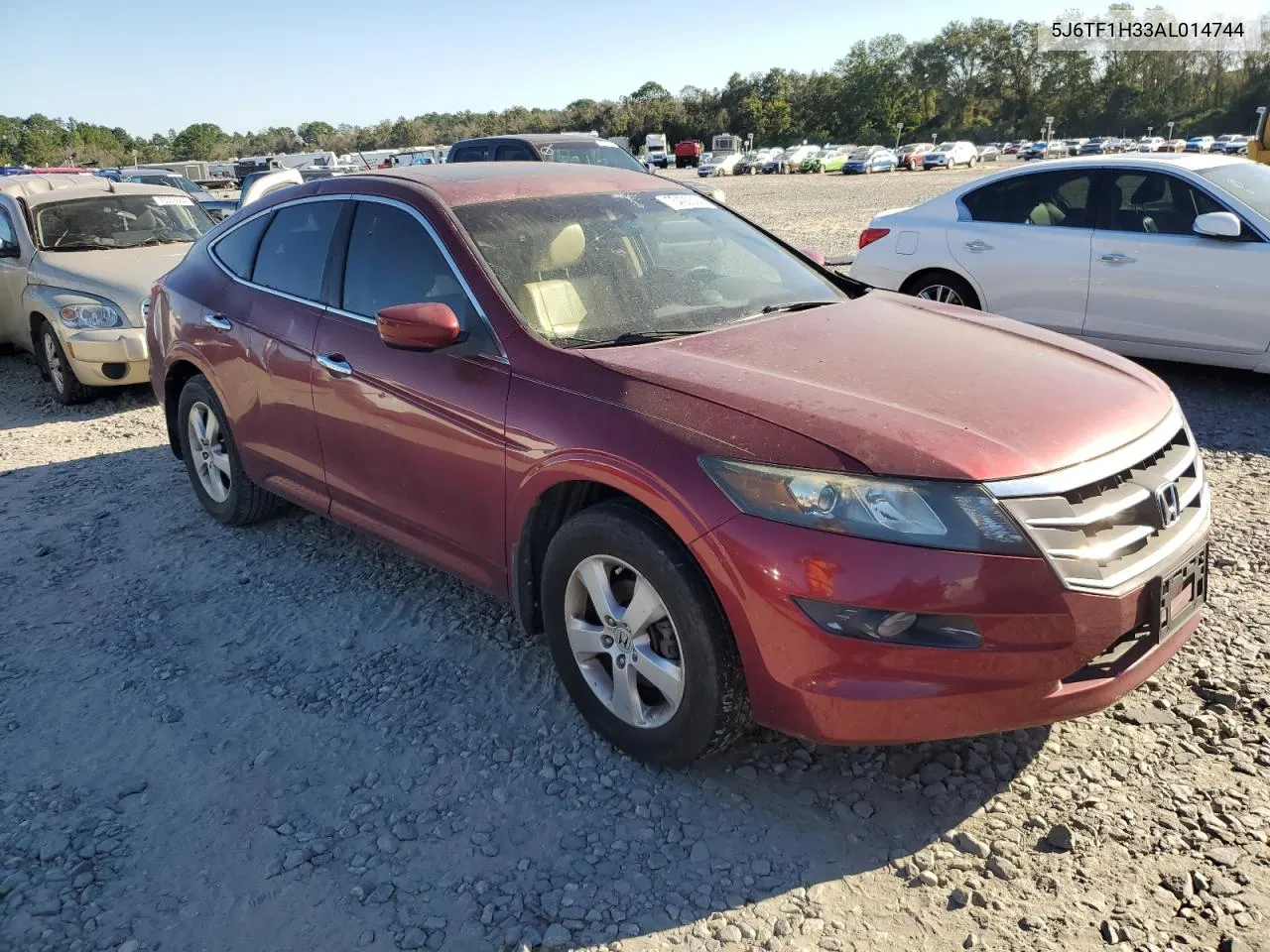 2010 Honda Accord Crosstour Ex VIN: 5J6TF1H33AL014744 Lot: 75422324