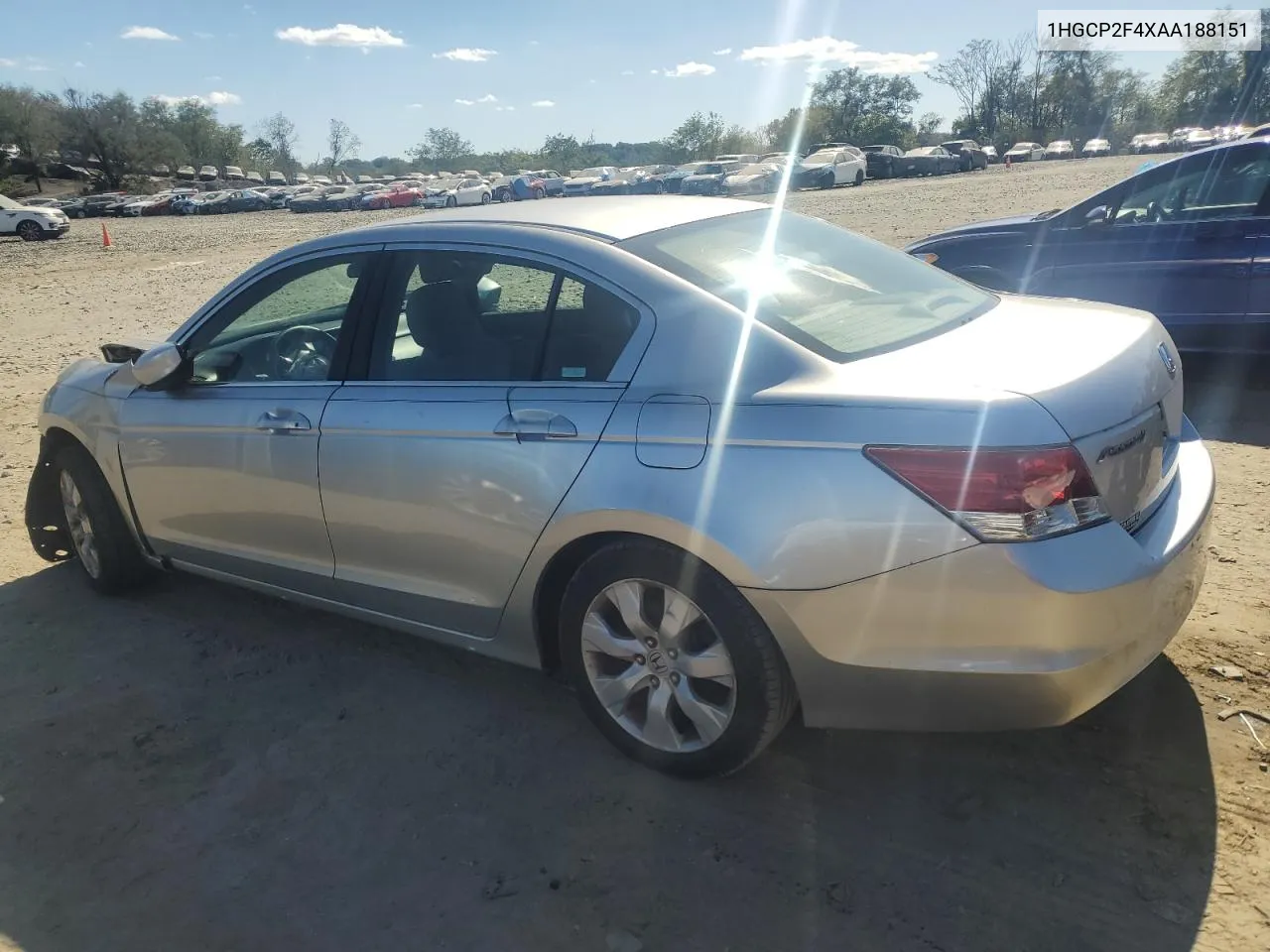 2010 Honda Accord Lxp VIN: 1HGCP2F4XAA188151 Lot: 75441424