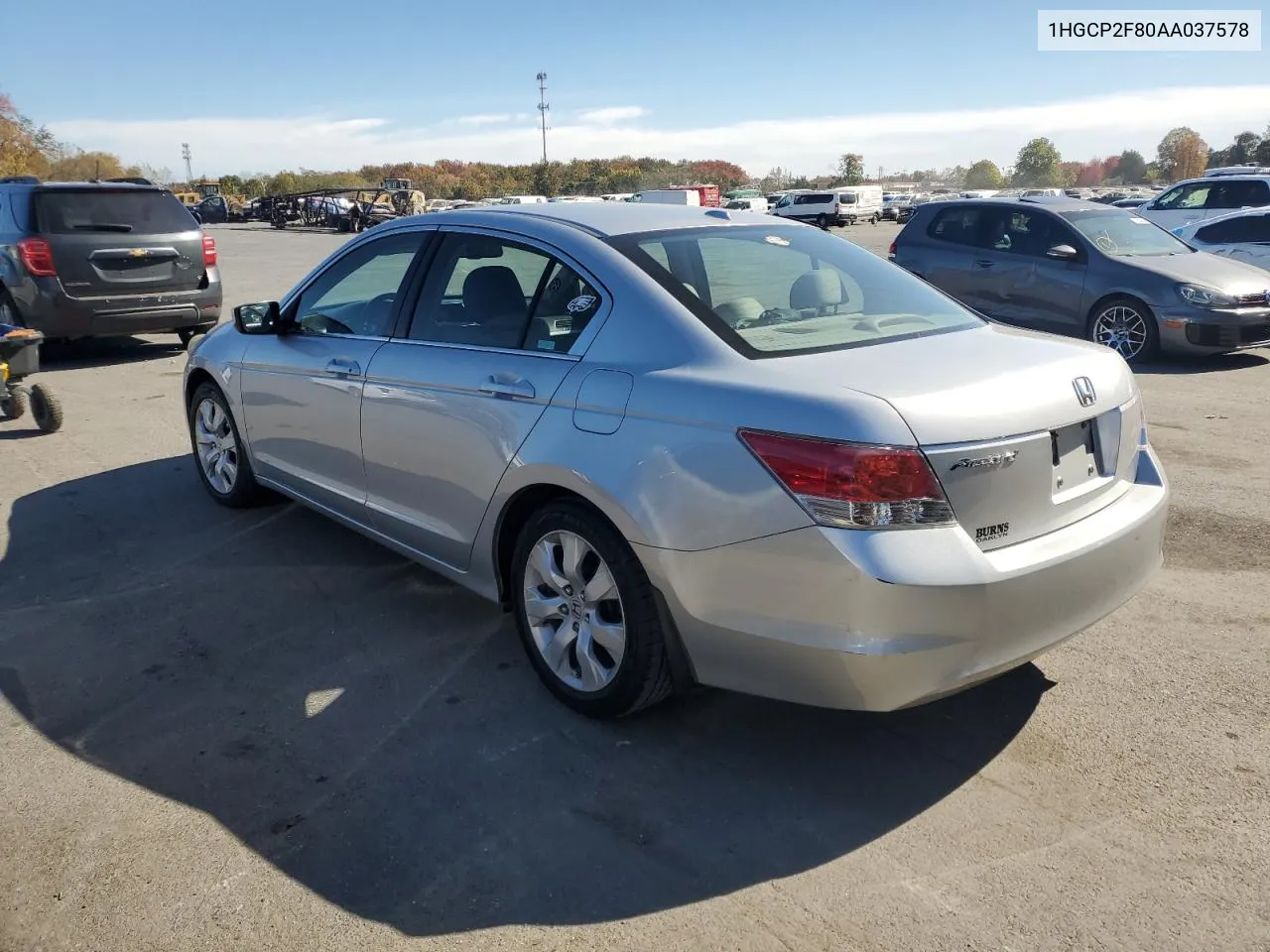 2010 Honda Accord Exl VIN: 1HGCP2F80AA037578 Lot: 75589894