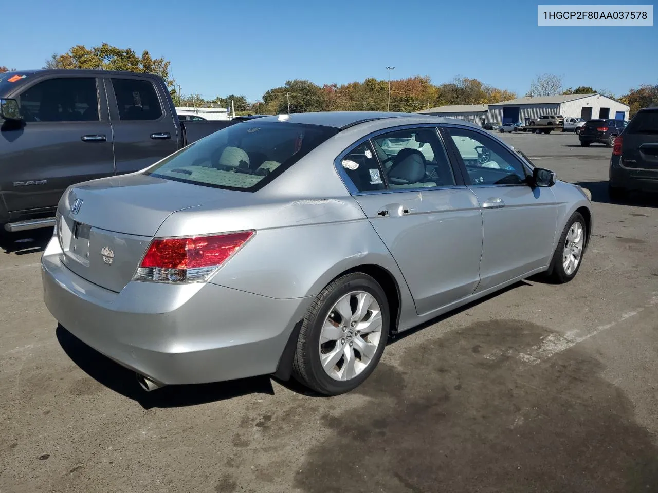 2010 Honda Accord Exl VIN: 1HGCP2F80AA037578 Lot: 75589894