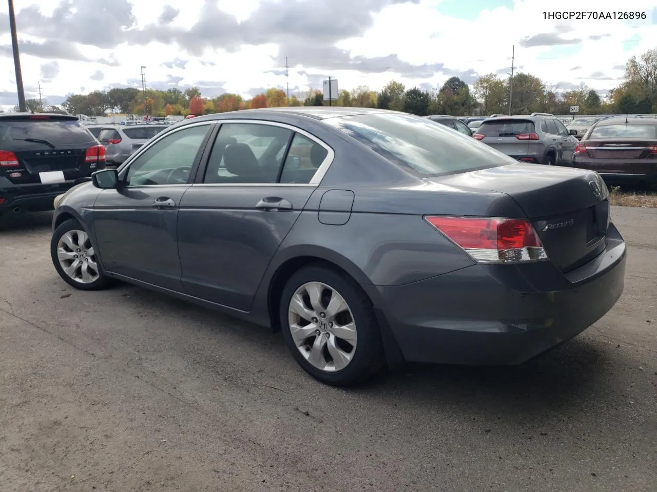 2010 Honda Accord Ex VIN: 1HGCP2F70AA126896 Lot: 75869584