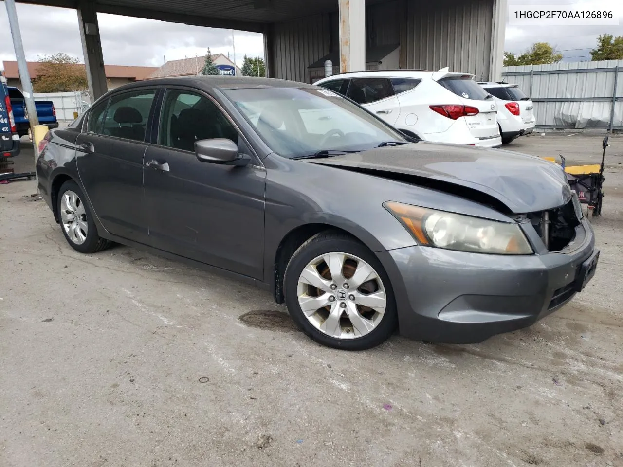 2010 Honda Accord Ex VIN: 1HGCP2F70AA126896 Lot: 75869584