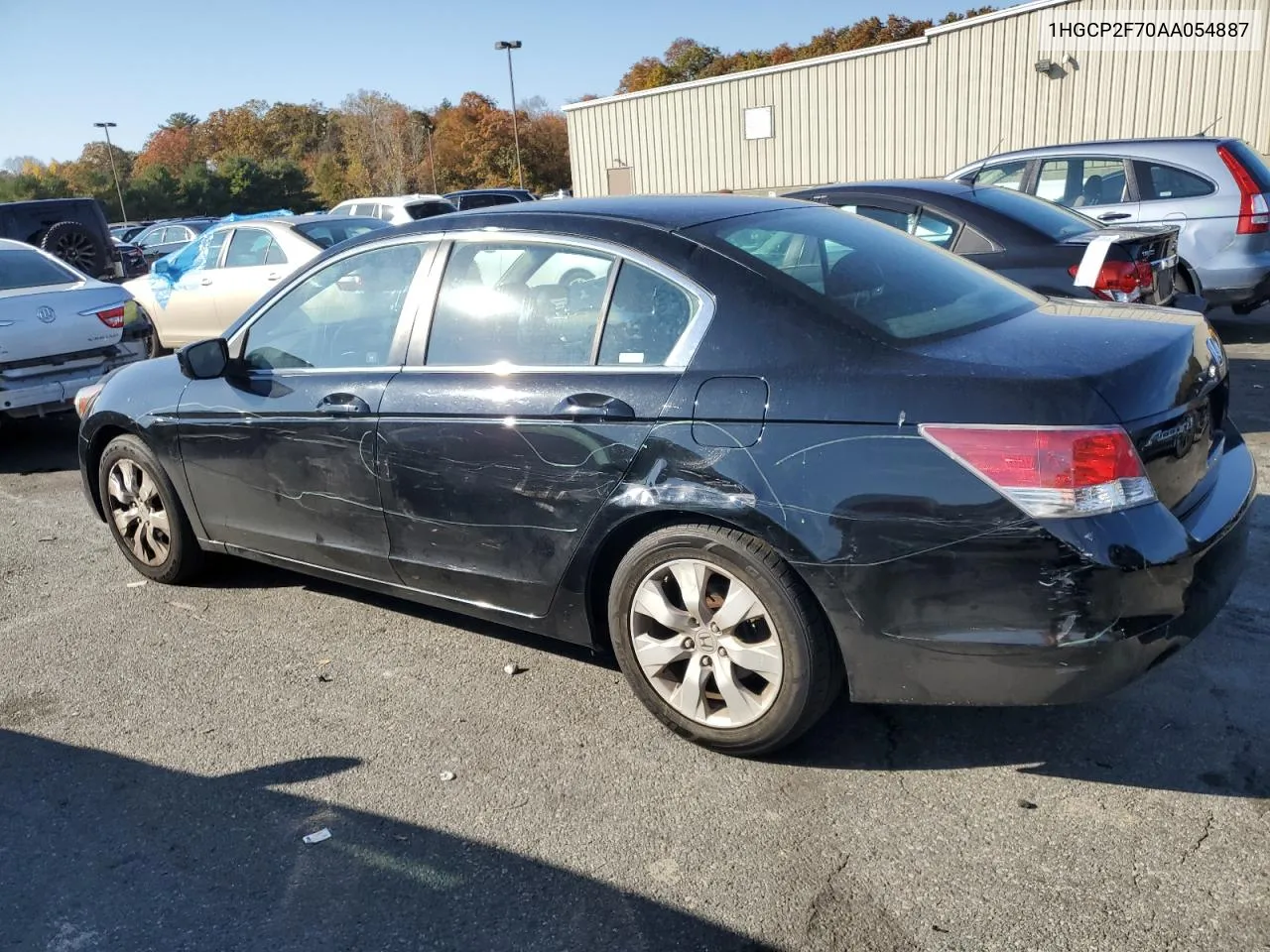 2010 Honda Accord Ex VIN: 1HGCP2F70AA054887 Lot: 76088774