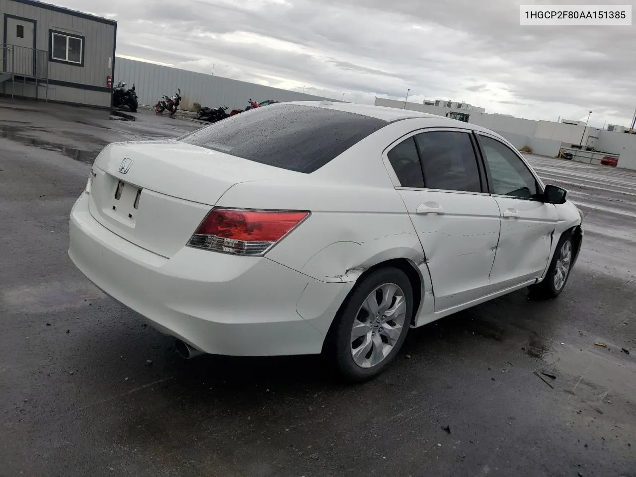 2010 Honda Accord Exl VIN: 1HGCP2F80AA151385 Lot: 76117484