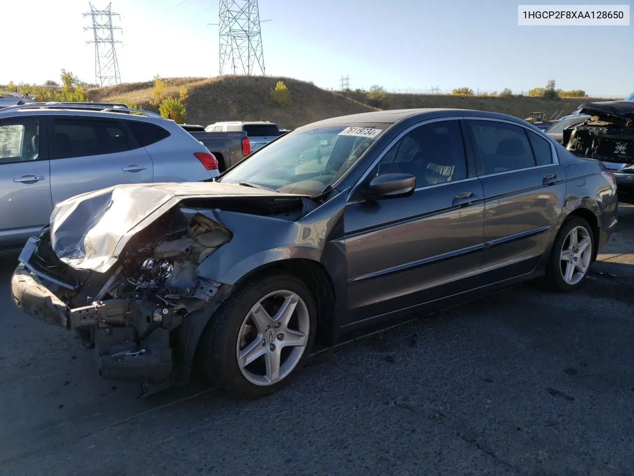 2010 Honda Accord Exl VIN: 1HGCP2F8XAA128650 Lot: 76119734