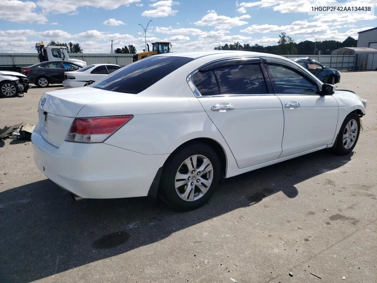 2010 Honda Accord Lxp VIN: 1HGCP2F42AA134438 Lot: 76350664