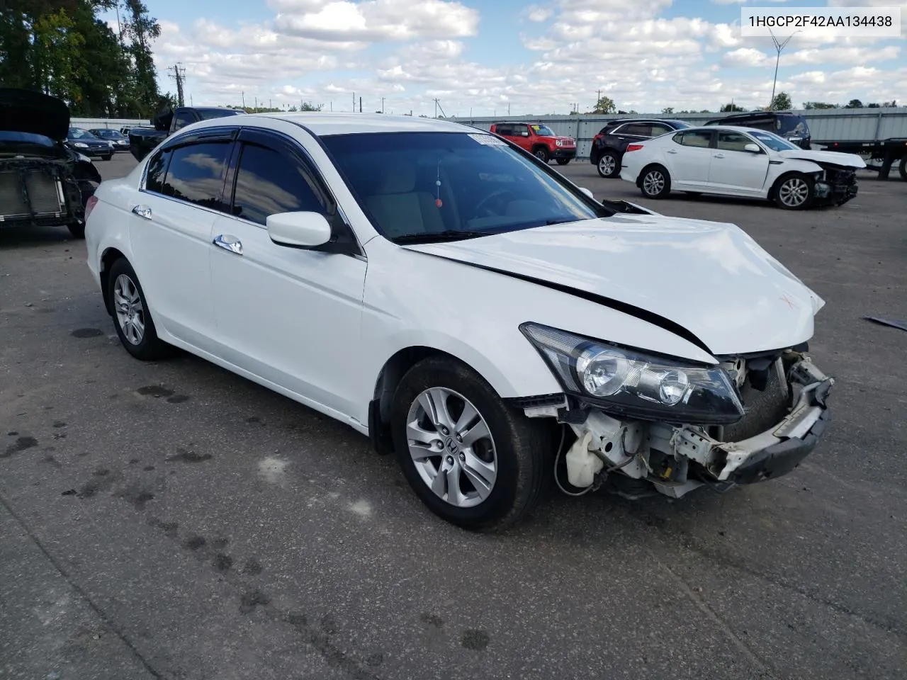 2010 Honda Accord Lxp VIN: 1HGCP2F42AA134438 Lot: 76350664