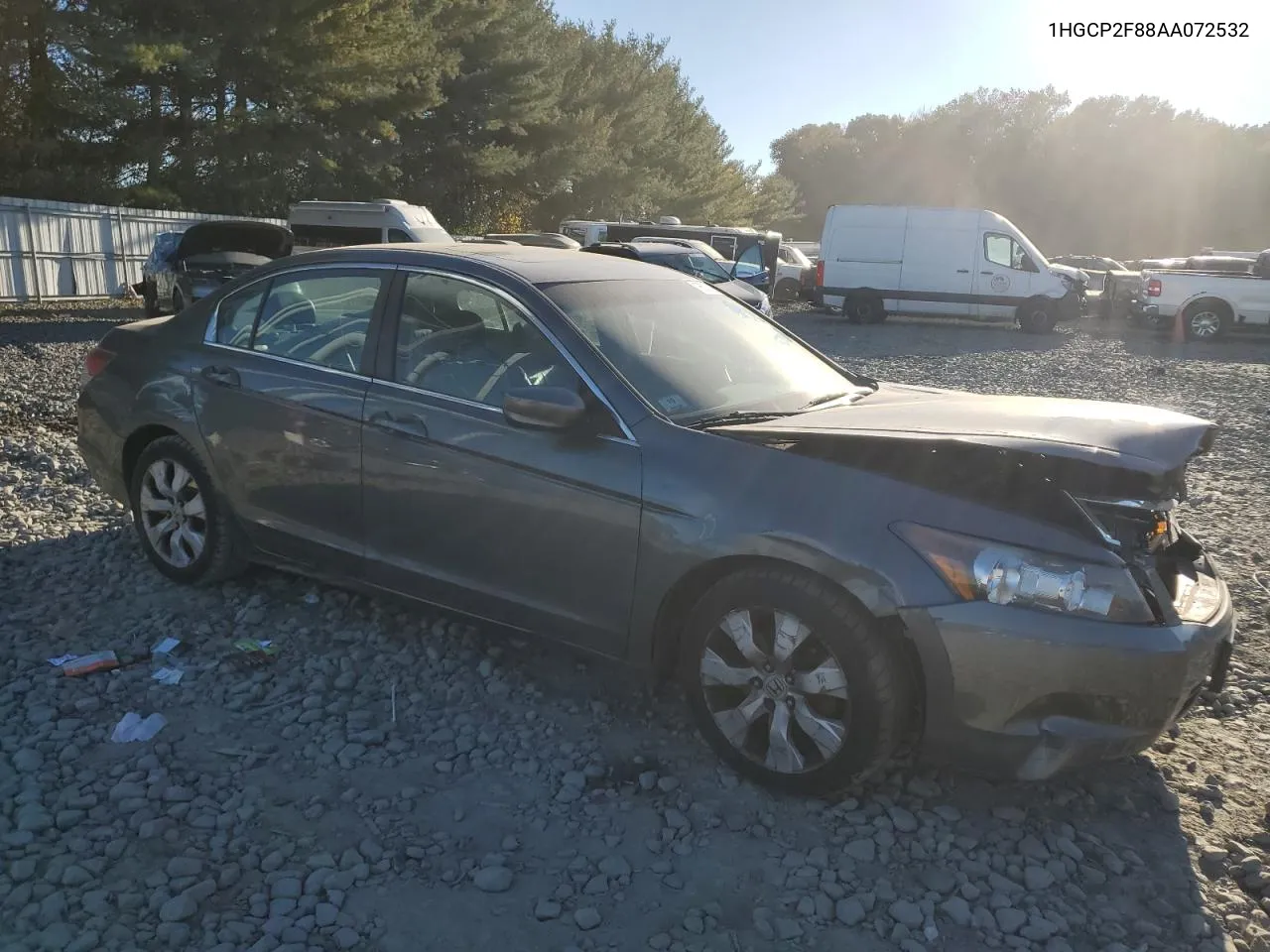 2010 Honda Accord Exl VIN: 1HGCP2F88AA072532 Lot: 76362194