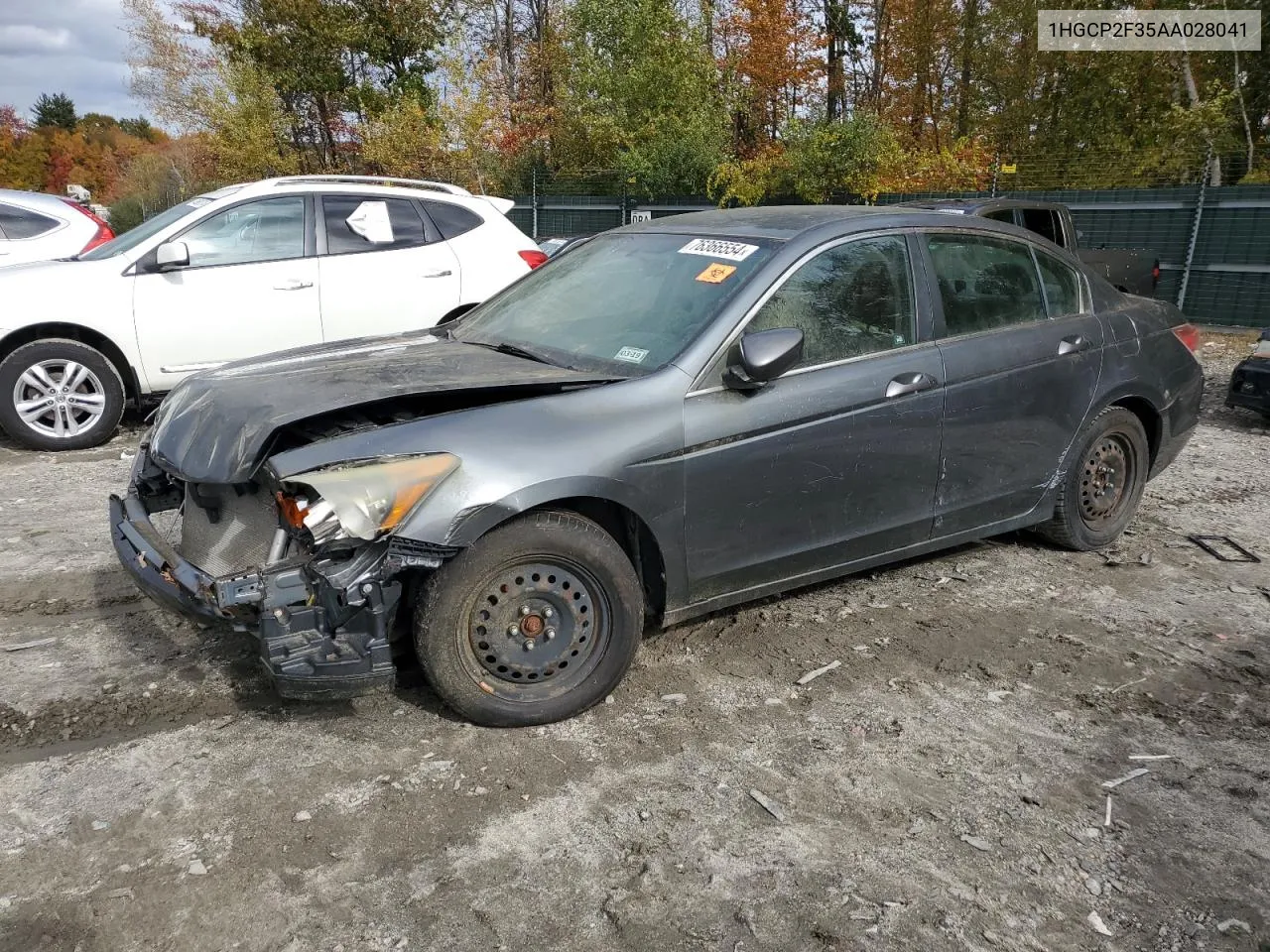 2010 Honda Accord Lx VIN: 1HGCP2F35AA028041 Lot: 76366554