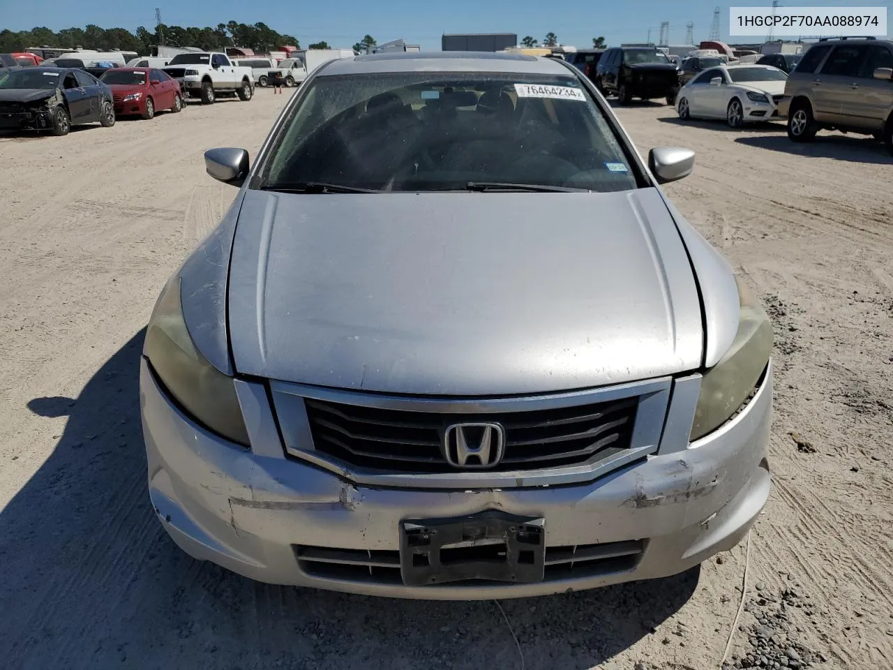 2010 Honda Accord Ex VIN: 1HGCP2F70AA088974 Lot: 76464234