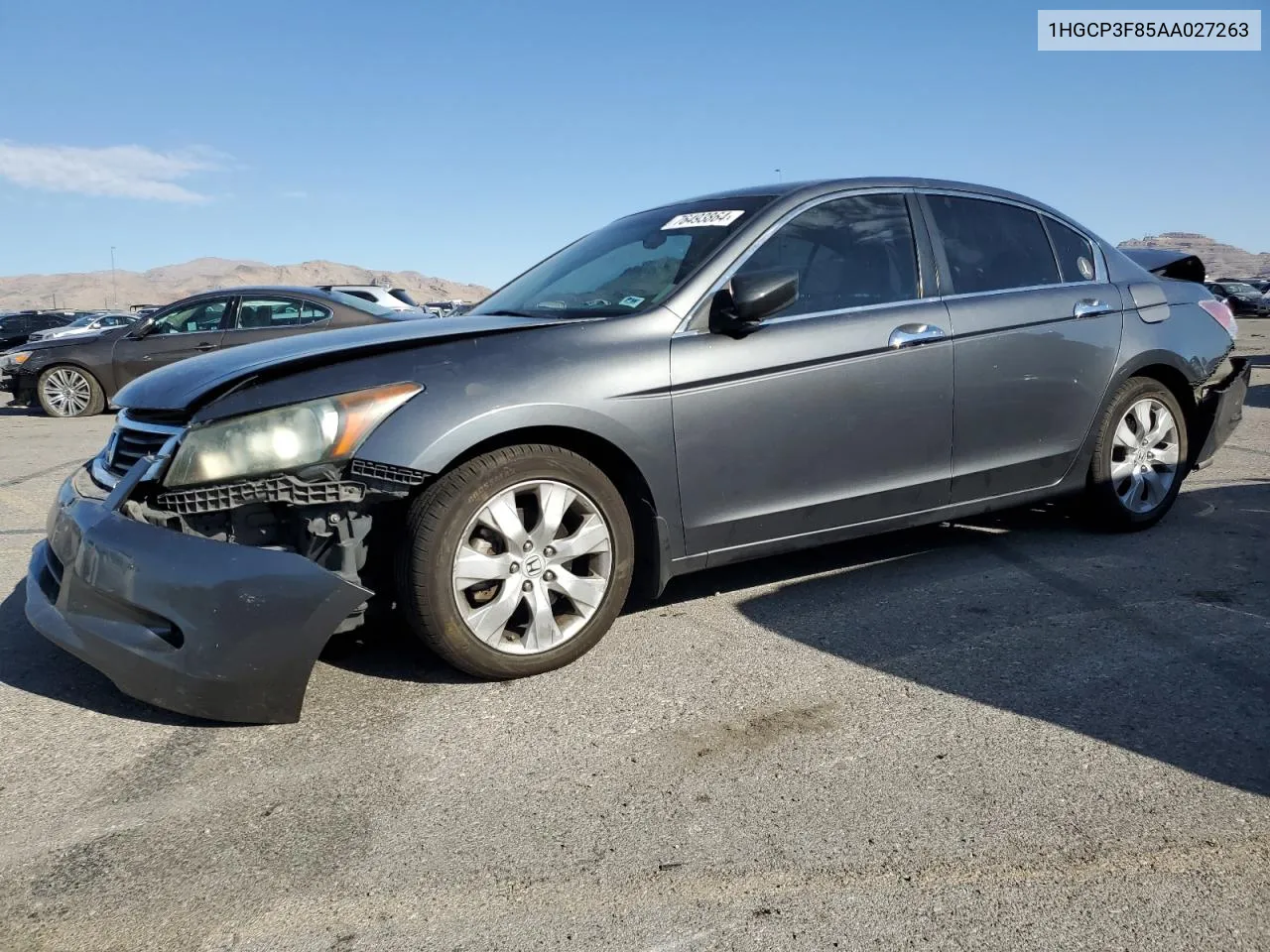 2010 Honda Accord Exl VIN: 1HGCP3F85AA027263 Lot: 76493864