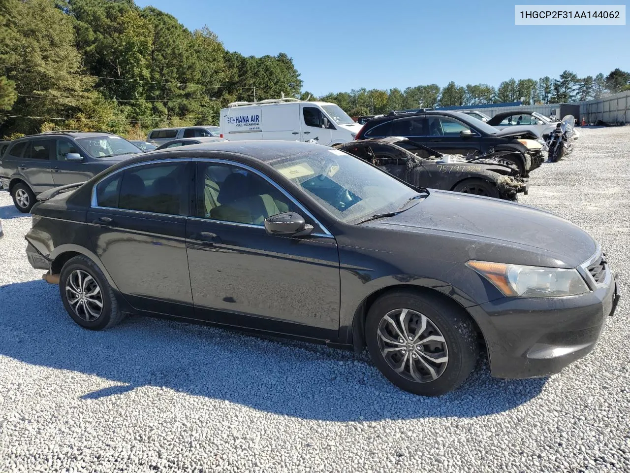 2010 Honda Accord Lx VIN: 1HGCP2F31AA144062 Lot: 76571984