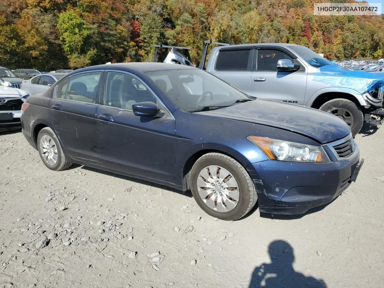 1HGCP2F30AA107472 2010 Honda Accord Lx