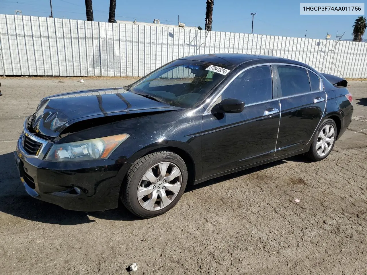 1HGCP3F74AA011756 2010 Honda Accord Ex