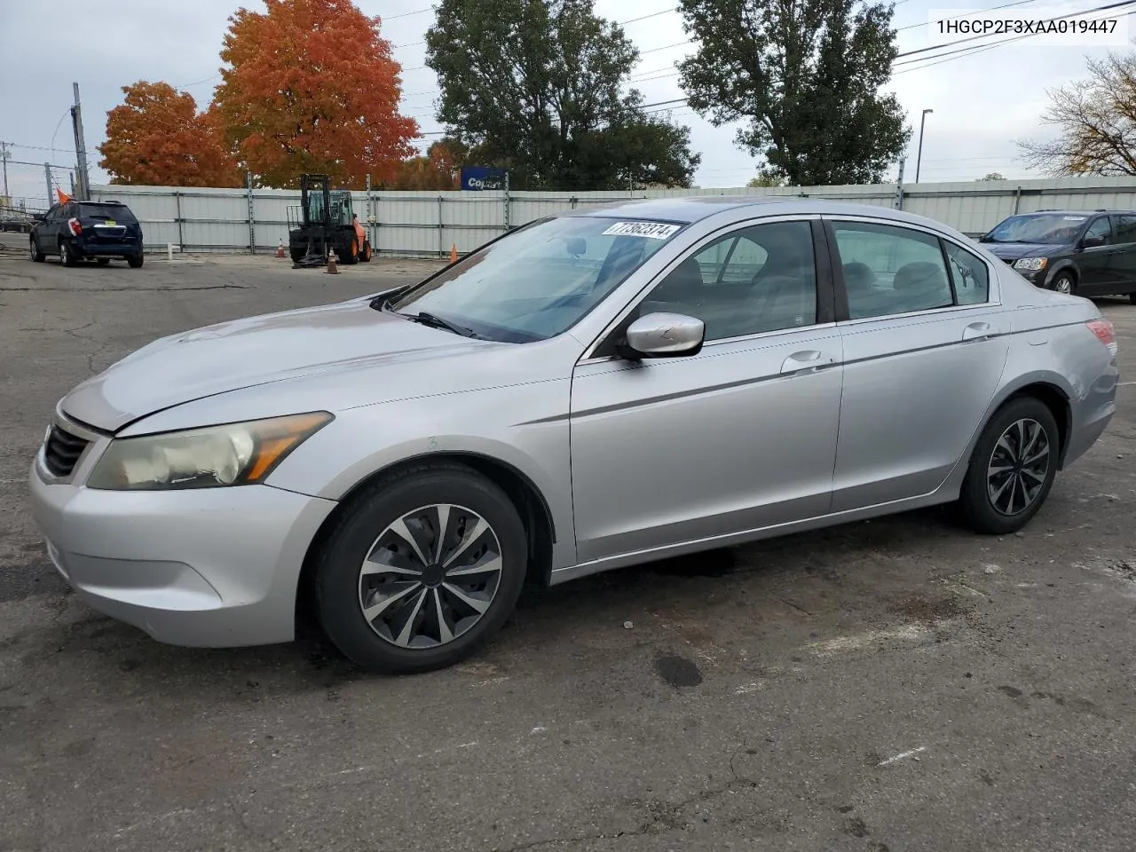 1HGCP2F3XAA019447 2010 Honda Accord Lx