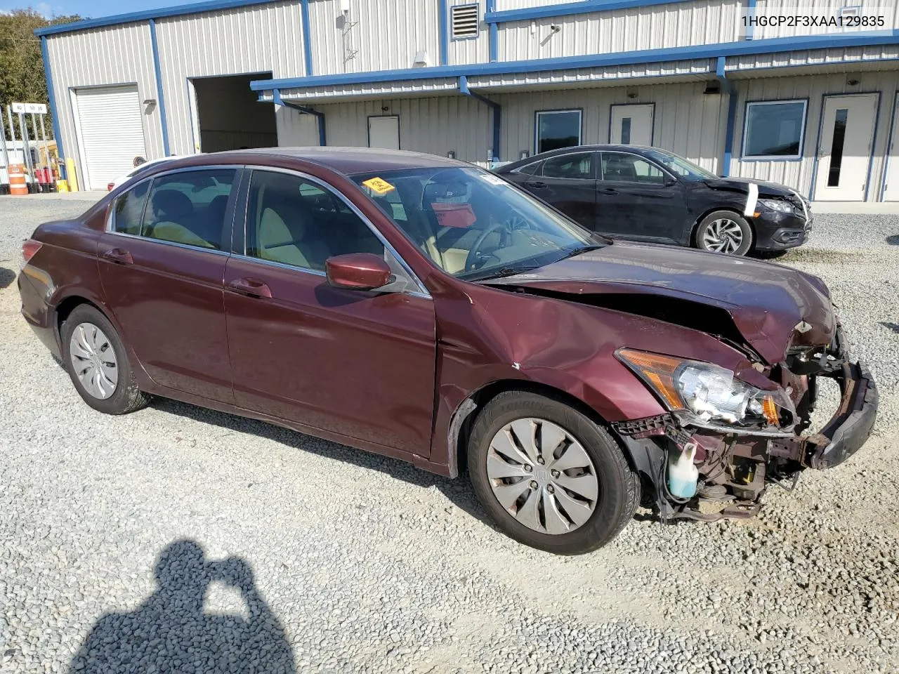 2010 Honda Accord Lx VIN: 1HGCP2F3XAA129835 Lot: 77941964