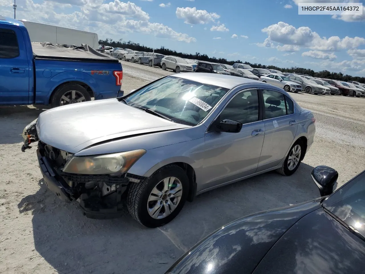 2010 Honda Accord Lxp VIN: 1HGCP2F45AA164372 Lot: 77990034